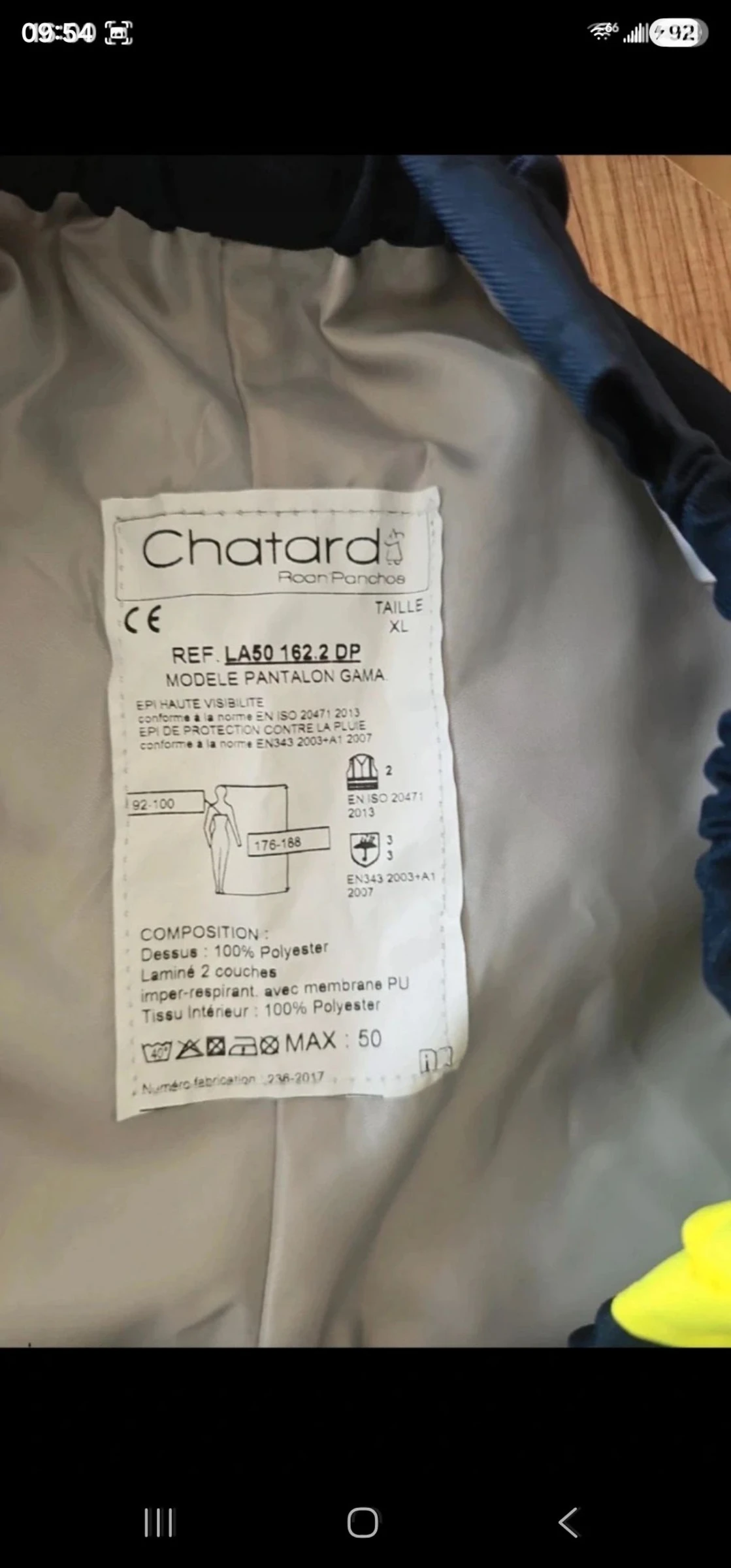 Pantalón de trabajo – photo 2